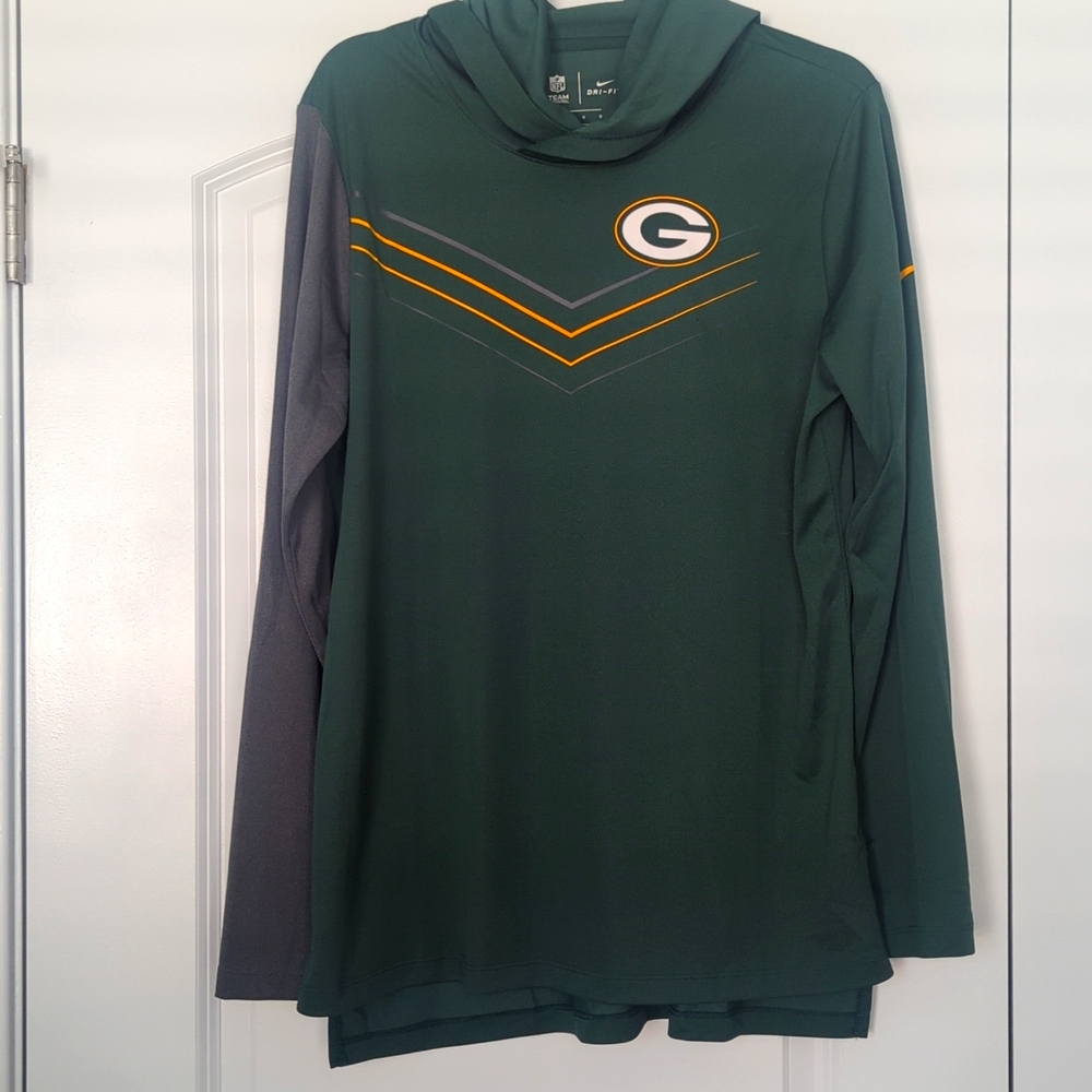 Women's Nike NFL Green Bay Packers Lightweight DriFit Hoodie